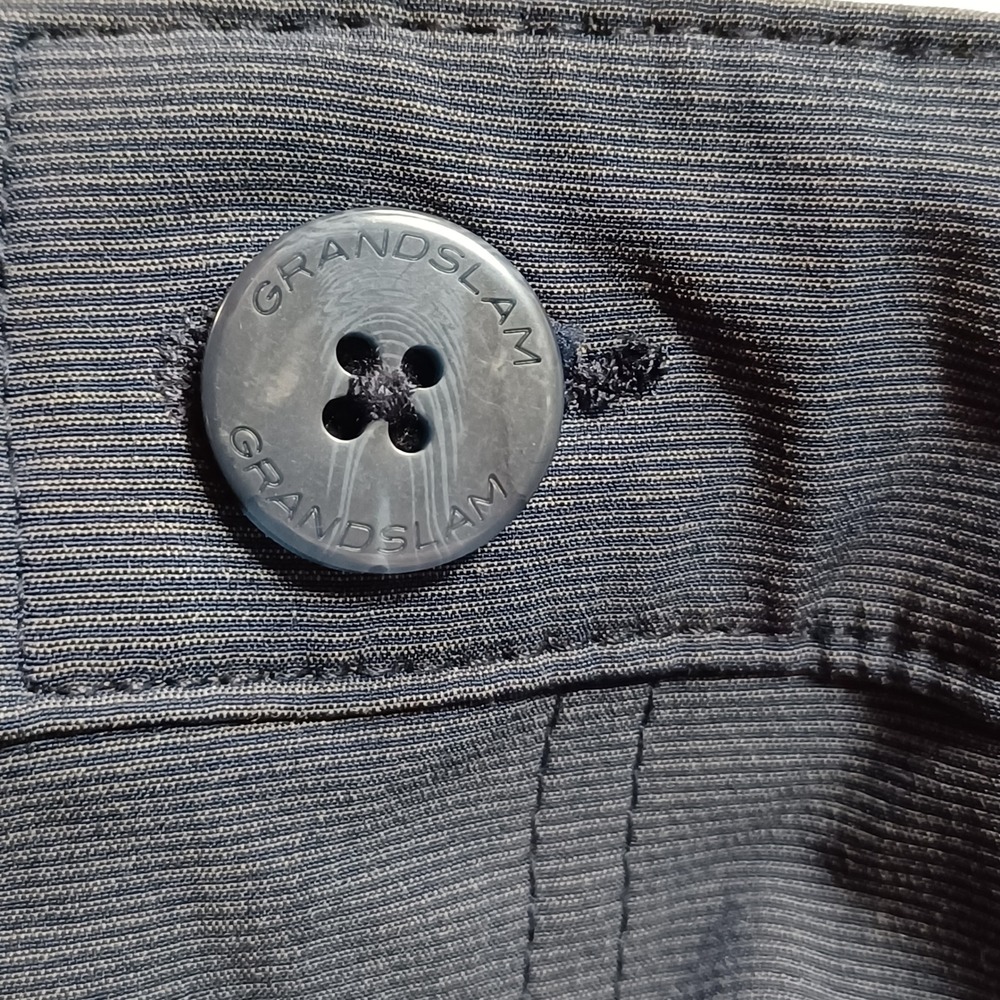 Grand Slam Golf Pants Mens 36x32 Blue Performance Stretch Five-Pocket Trousers - Picture 9 of 13